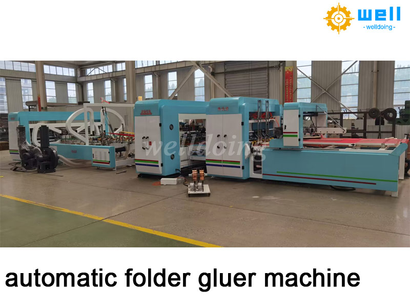 Features of the fully automatic box gluing machine