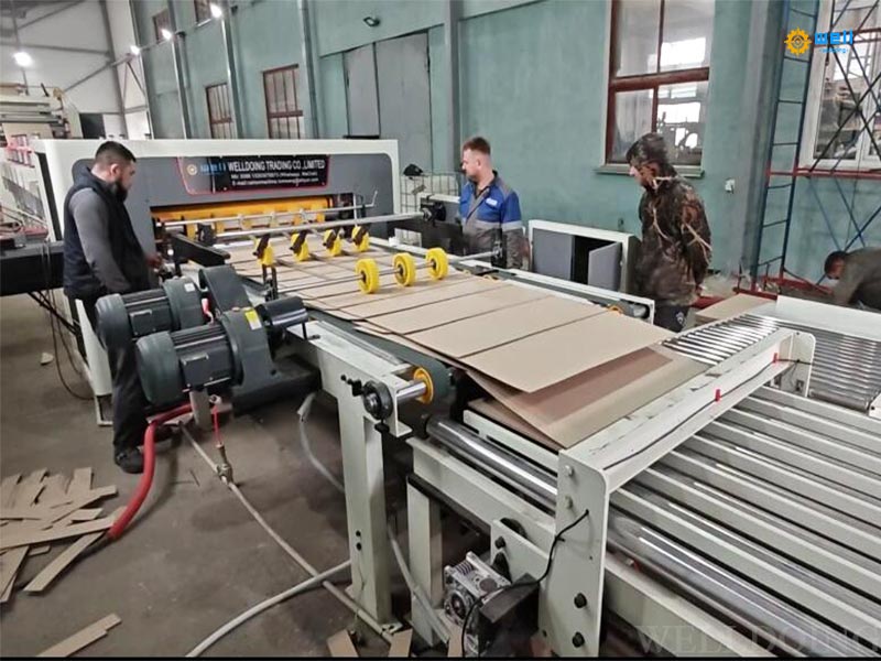 Composite cardboard production line