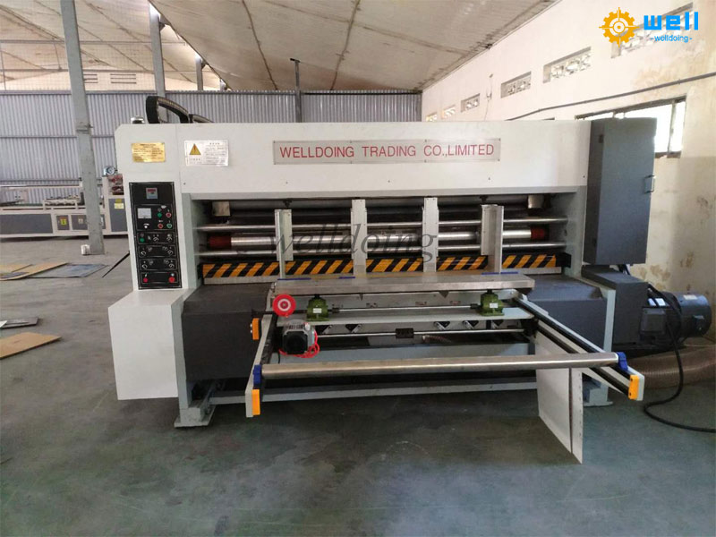 2 color automatic printer die cutter slotter machine manufacturer