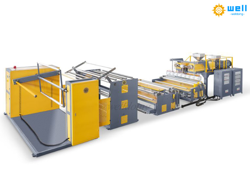 Air bubble film protective packaging making machine