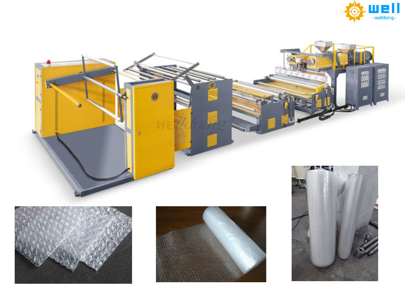 Sealed Air bubble film making machine