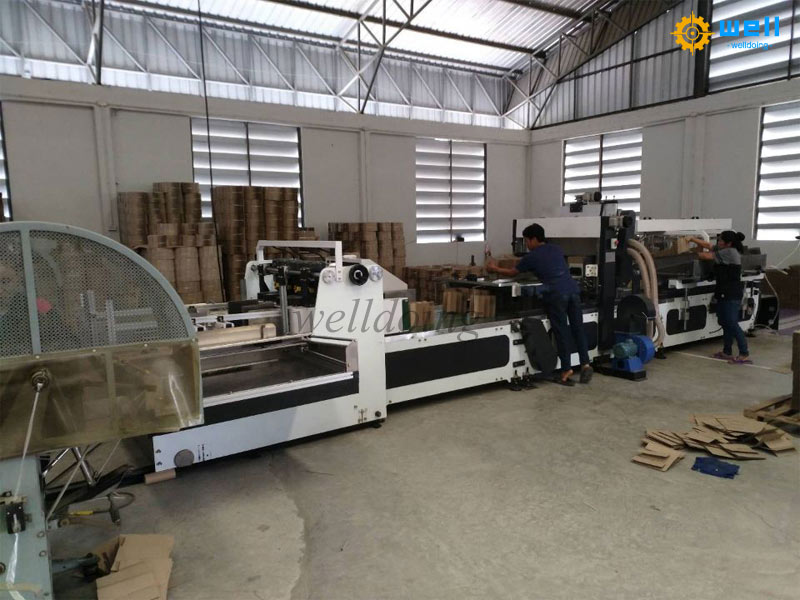 automatic paper cardboard partiton assembly machine