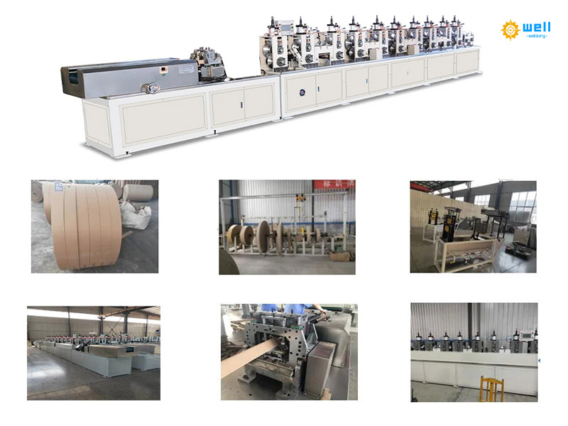 High speed paper Edge Protector Machine