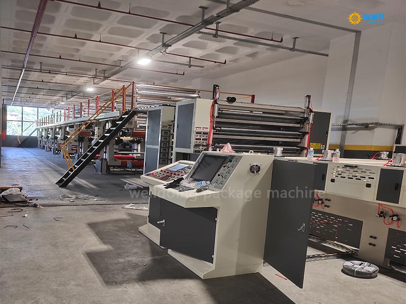 Five layer hardboard production line