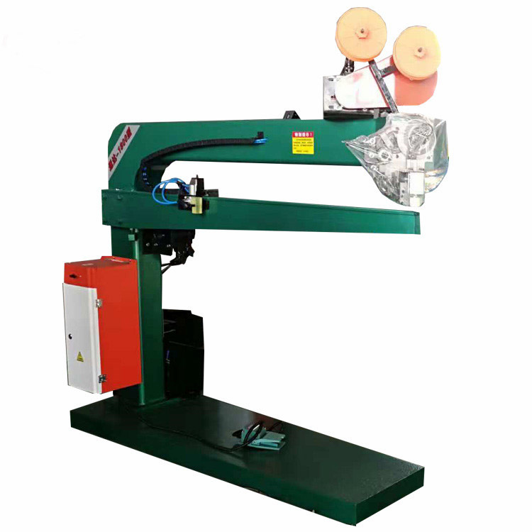 Manual double servo stitcher machine