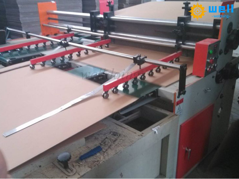 semi-automatic flexo printing slotting die cutting machine