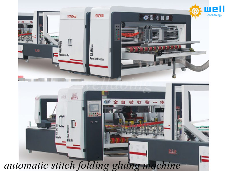 Instructions for fully automatic folder gluer stitcher machine