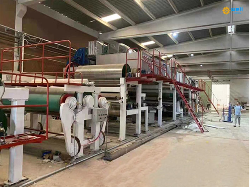 Automatic paper coating machine