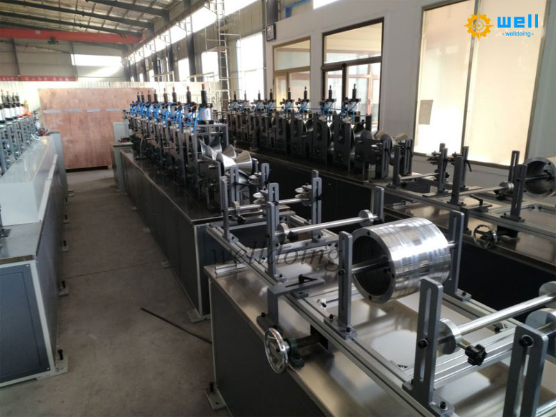 Production process of paper corner protector making machine