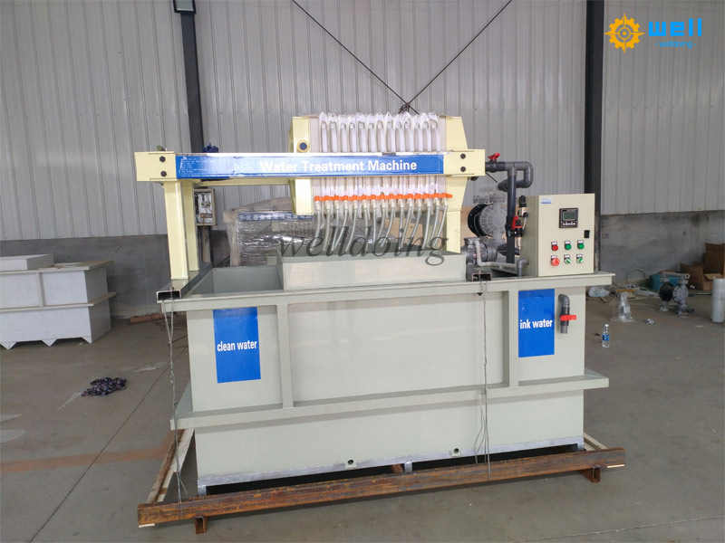 Flexographic printing sewage treatment machine