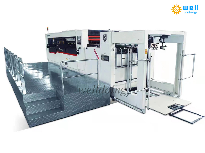 Full automatic paper feeding die cutting machine