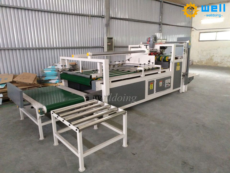 semi-automatic folding gluing machine