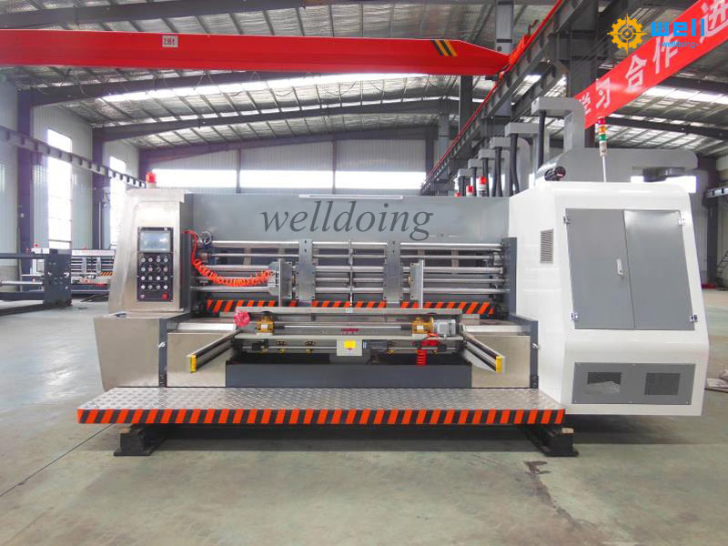 【WELL】 Flexo ink printing slotting die cutting production line