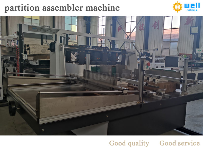 Main Features of the paperboard partition assembly machine