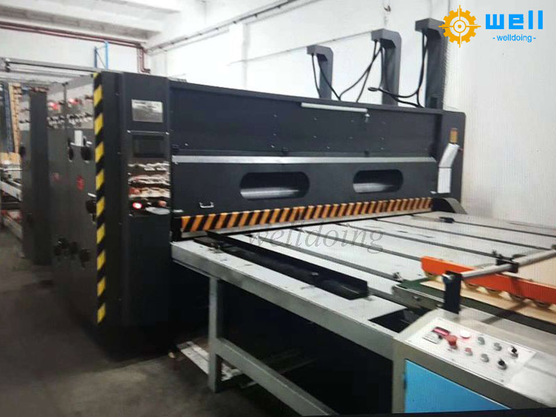 semi-automatic flexo printer slotter die cutter