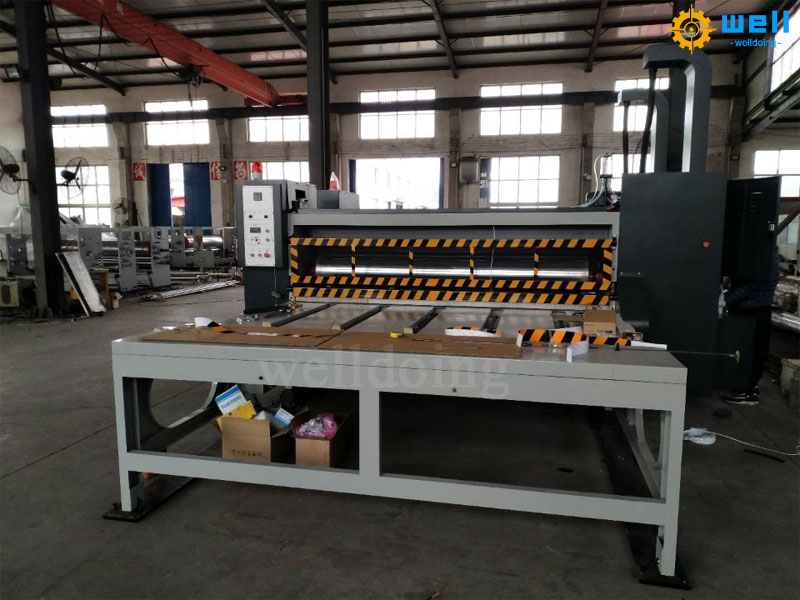 Semi-automatic flexo printer die cutter slotter machine manufacturer