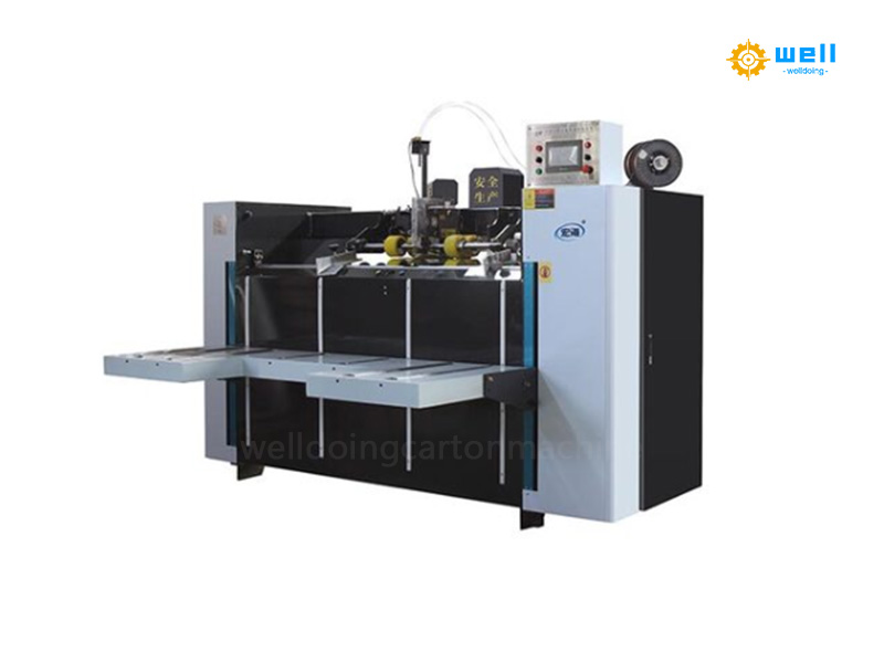 semi automatic corrugated stitcher machine