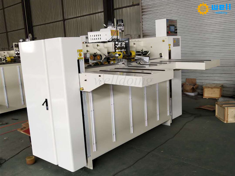 Welldoing Semi-automatic carton box stitching equipment