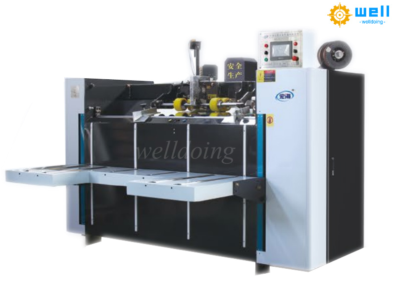 semi automatic two piece stitcher machine