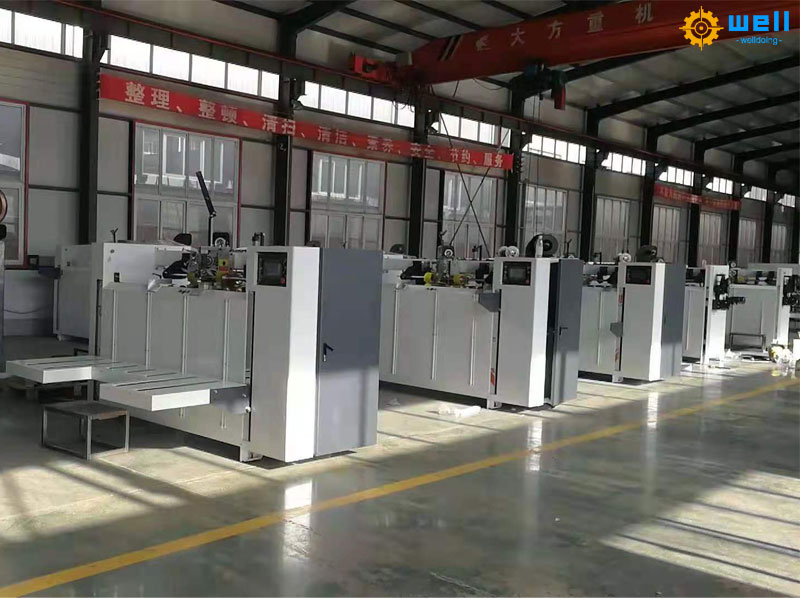 High efficiency of semi automatic box stitching machine